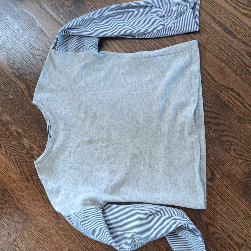 Zara long sleeve dressy sweatshirt